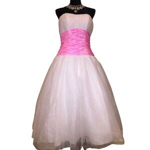 Luxurious Corset Barbie Bow Designer Wedding Evening Cocktail Party Prom Dress